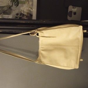 Lucky Brand Grey Leather Convertible Bag